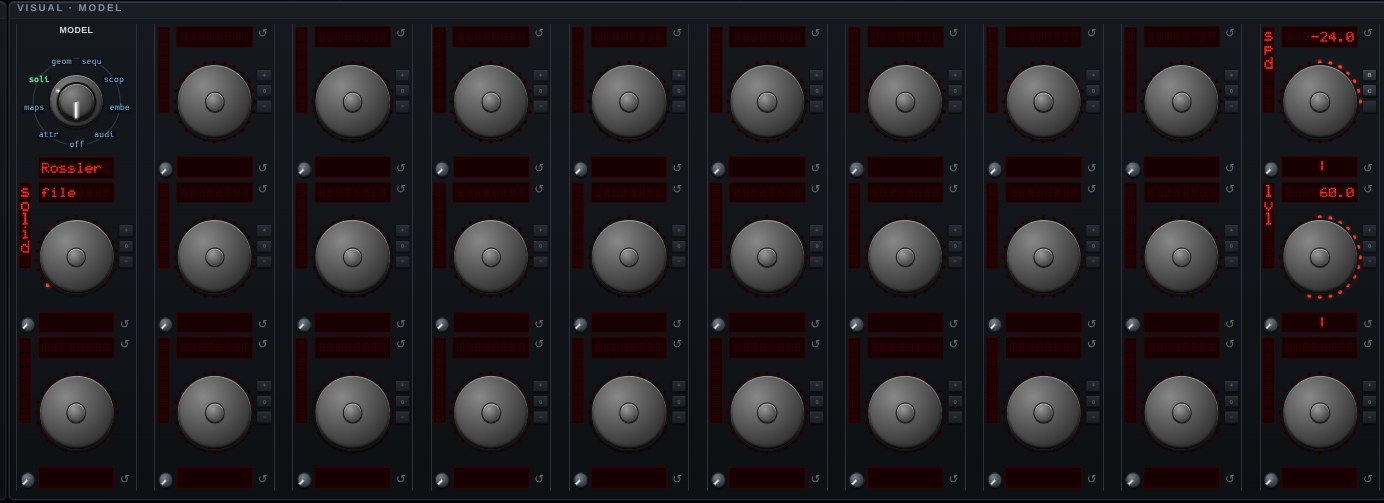 The parameter knobs for STL File